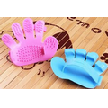 Finger Bath Brush for Pets Hand shaped